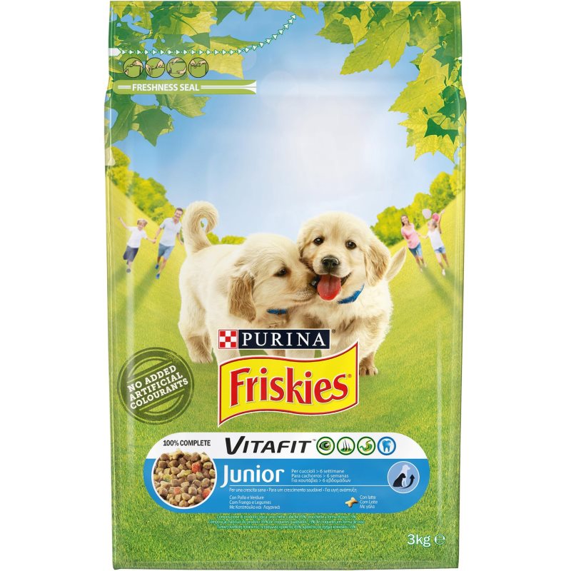Friskies Junior - Ração seca para cachorro - Frango