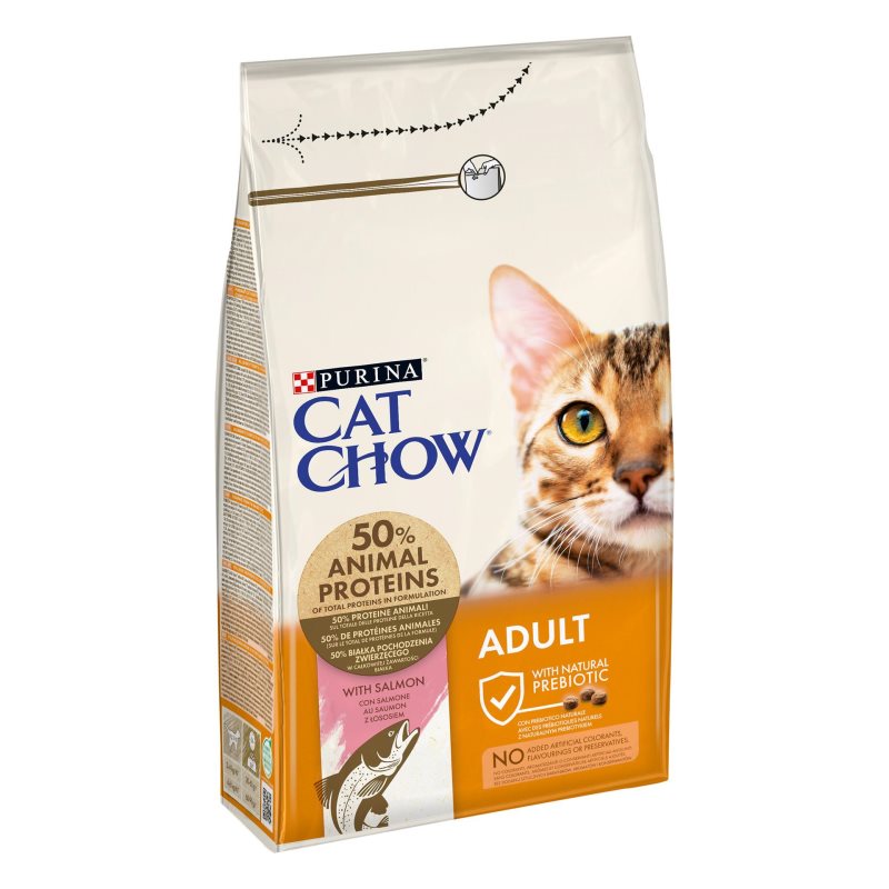 CAT CHOW Adult Com Salmão e Atum