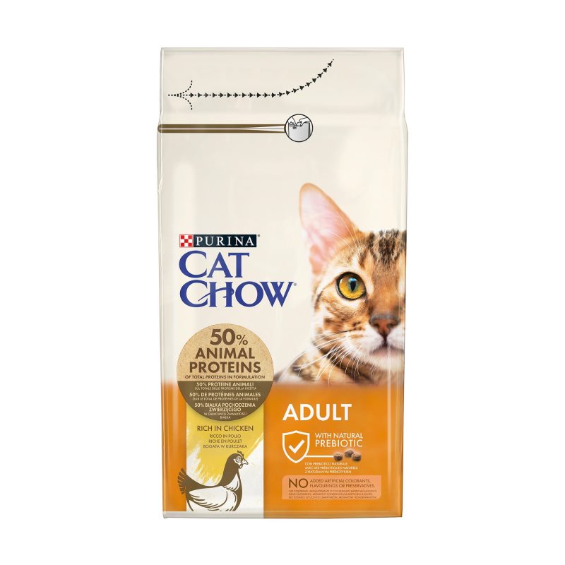 CAT CHOW Adult com Frango e Peru