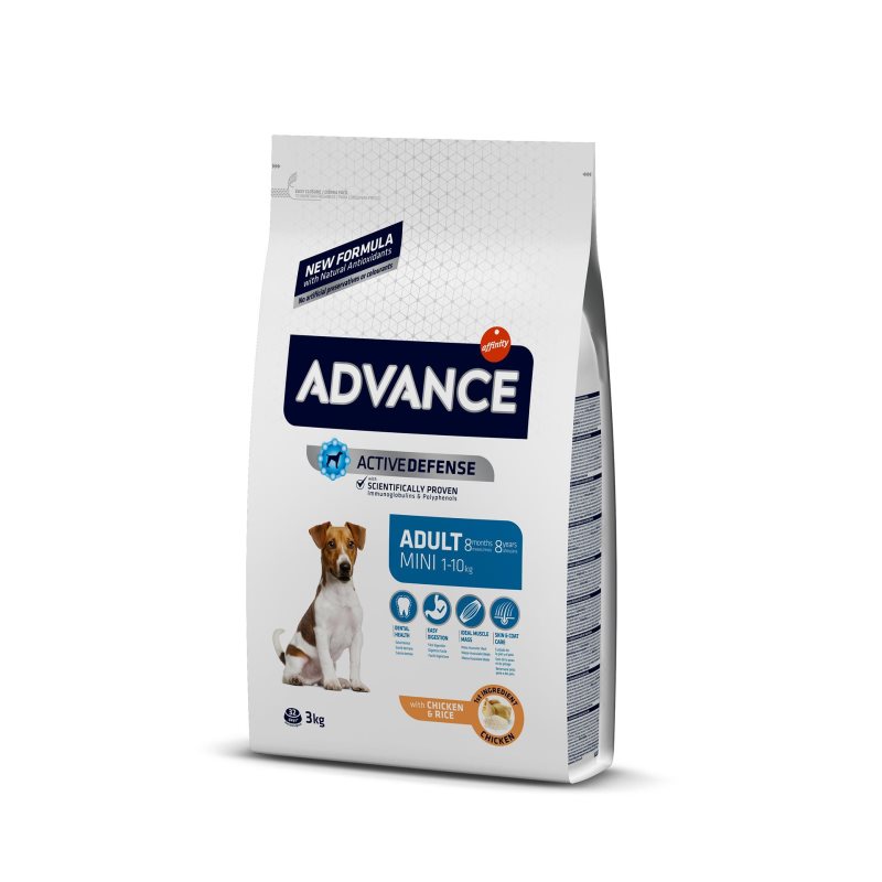 Advance Adult Mini - Ração seca para cão pequeno - Frango e arroz