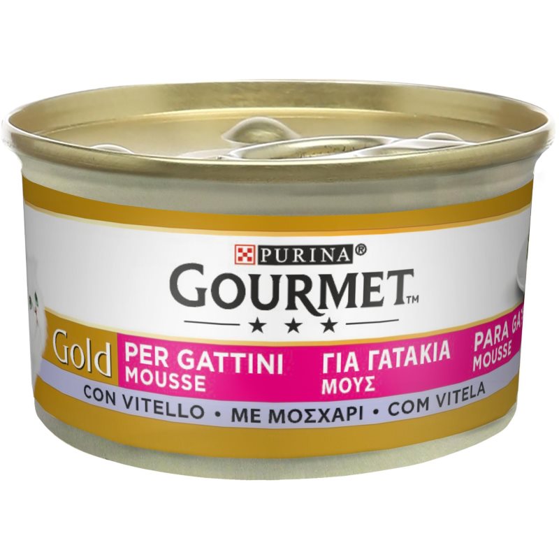 Gourmet Gold - Gatinhos - Mousse com Vitela