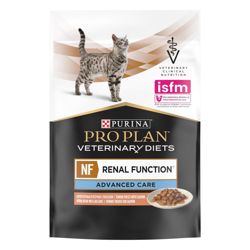 PRO PLAN Vet Diets NF Renal Function - Alimento em molho para gato com doença renal - Salmão