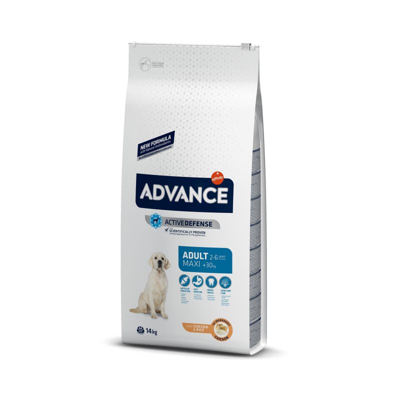 Advance Light Maxi - Ração seca para cão adulto grande para controlo do peso - Frango e arroz