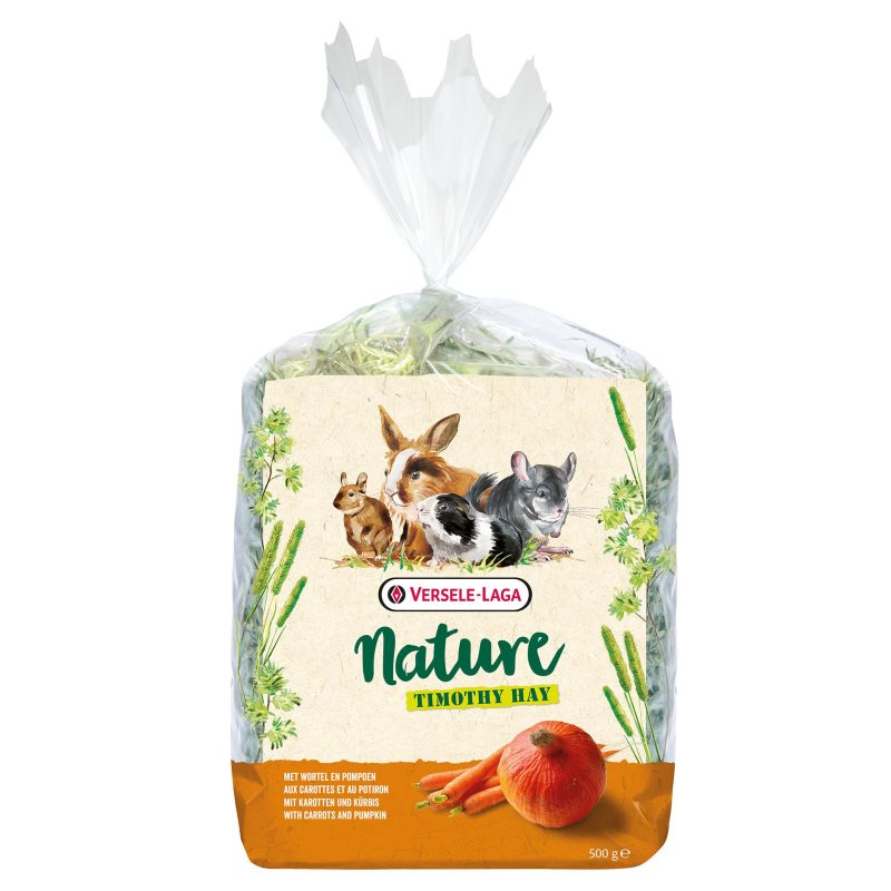 Nature Feno Timothy com Cenoura e Abóbora