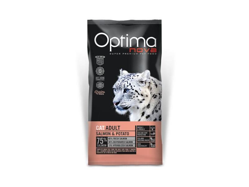 Optima Nova Gato GF Salmão e Batata