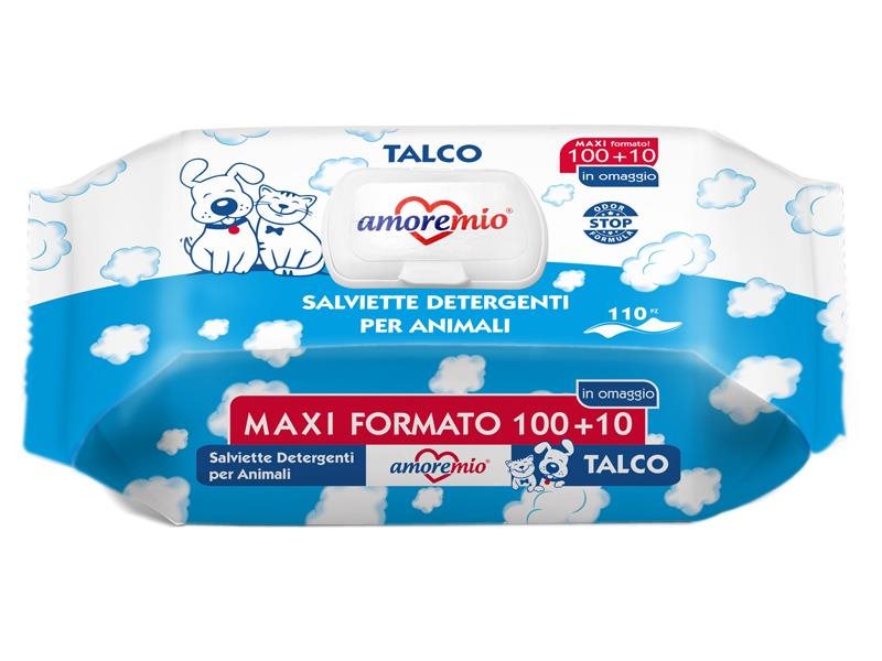 Toalhitas Húmidas Maxi 110 unidades AMOREMIO para Animais