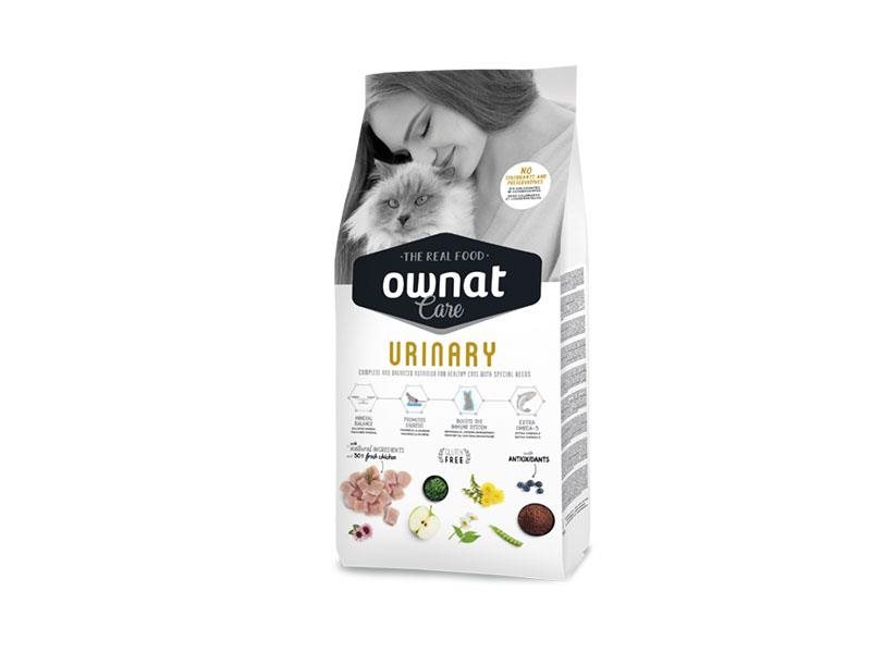 OWNAT CARE URINARY - Ração seca para gato para trato urinário - Frango