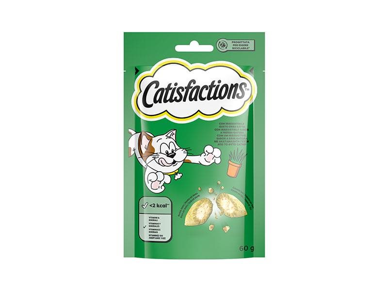 Catisfactions Catnip 60g - Snacks para Gatos - Erva de Gato
