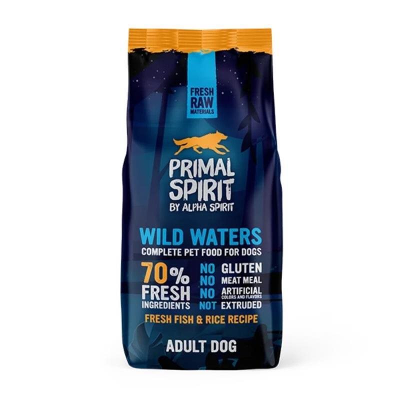 Primal Spirit Adult Dog Wild Waters 70% Peixe e Frango Frescos