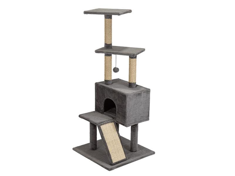 Arranhador Best Quality Ginásio Multi Sisal Cinzento para Gatos
