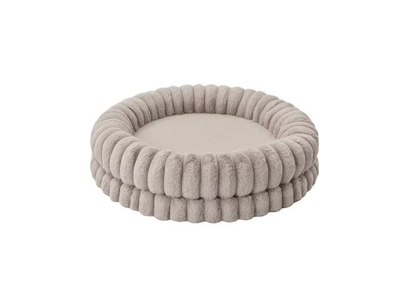 Cama Macia Muffin Bege Circular da Freedog
