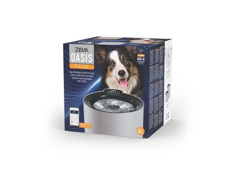 Zeus Cascade Drinking Fountain 6L com Top Azul